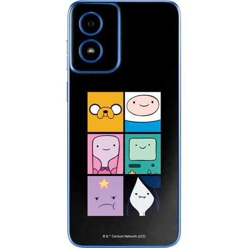 Adult Swim Adventure Time Character Tiles Moto G Play 4G (2024) Skin