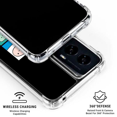 Adult Swim Adventure Time Character Tiles Moto G Power 5G (2024) Clear Case