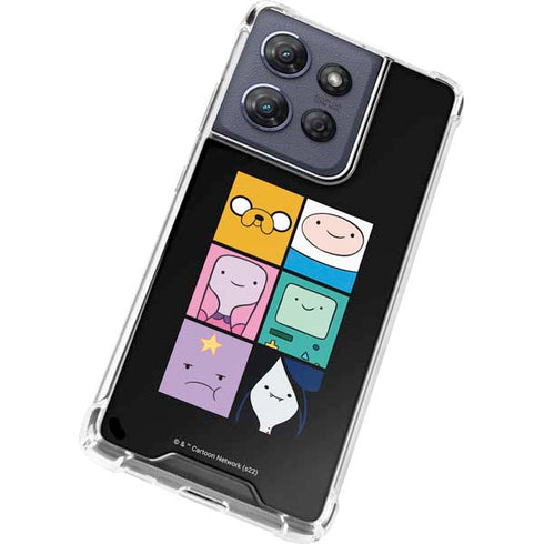 Adult Swim Adventure Time Character Tiles Moto G Stylus 5G (2025) Clear Case