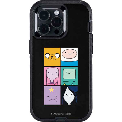 Adult Swim Adventure Time Character Tiles Otterbox Defender iPhone Skin