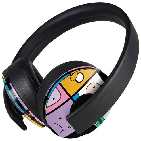 Adult Swim Adventure Time Character Tiles PlayStation 4 Gold Wireless Headset Skin