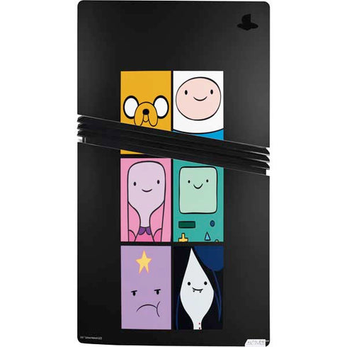 Adult Swim Adventure Time Character Tiles PS5 Pro Console Skin