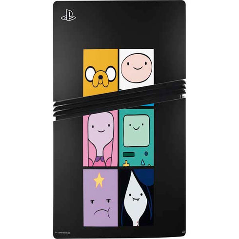 Adult Swim Adventure Time Character Tiles PS5 Pro Disk Console Skin