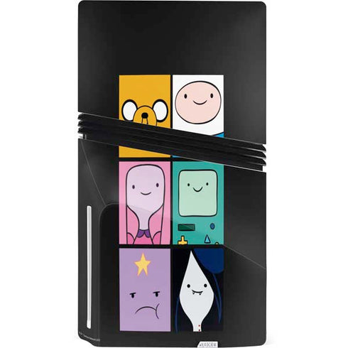 Adult Swim Adventure Time Character Tiles PS5 Pro Disk Console Skin