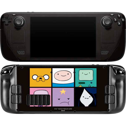 Adult Swim Adventure Time Character Tiles Steam Deck Handheld Gaming Computer OLED Skin