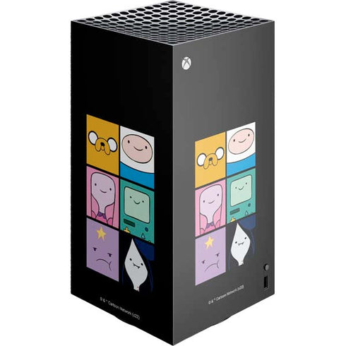 Adult Swim Adventure Time Character Tiles XBox Series X Digital Edition Console Skin