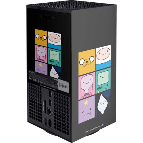 Adult Swim Adventure Time Character Tiles XBox Series X Digital Edition Console Skin