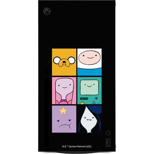 Adult Swim Adventure Time Character Tiles XBox Series X Digital Edition Console Skin