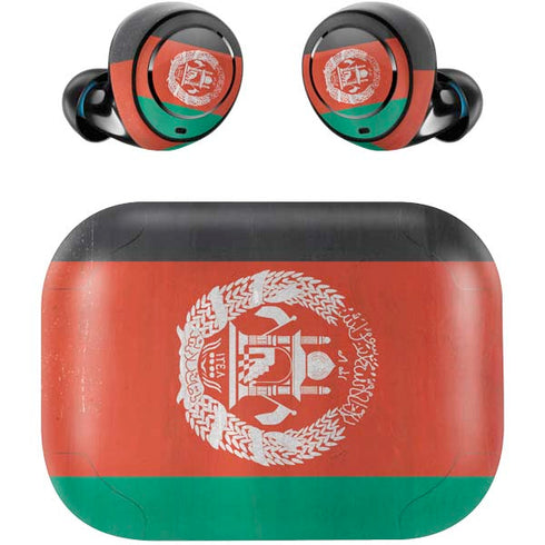Afghanistan Flag Distressed Amazon Echo Buds Skin