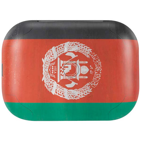 Afghanistan Flag Distressed Amazon Echo Buds Skin