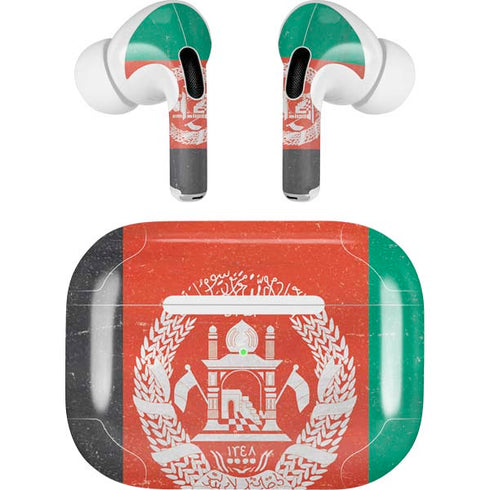Afghanistan Flag Distressed AirPods Skins
