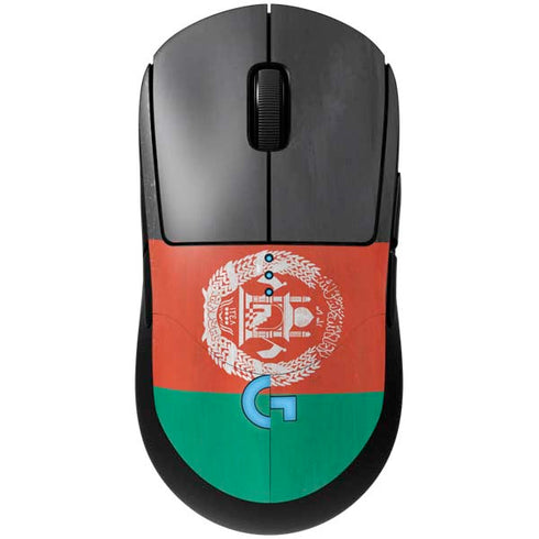 Afghanistan Flag Distressed G Pro Wireless Gaming Mouse Skin