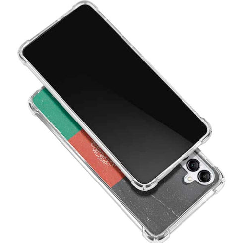 Afghanistan Flag Distressed Galaxy A16 5G Clear Case