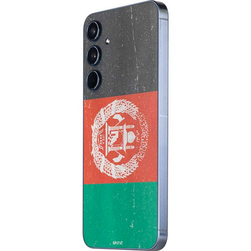 Afghanistan Flag Distressed Galaxy A35 5G Skin