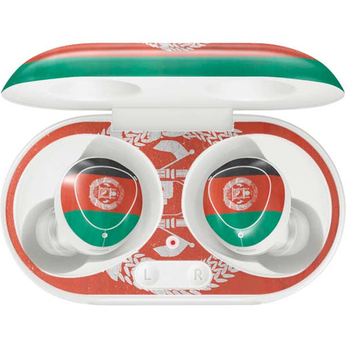 Afghanistan Flag Distressed Galaxy Buds Plus Skin