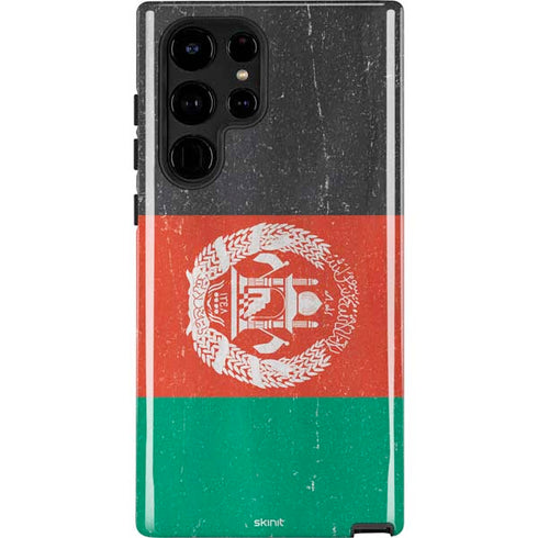 Afghanistan Flag Distressed Galaxy S25 Ultra Impact Case