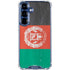 Afghanistan Flag Distressed Galaxy S25 Clear Case