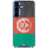 Afghanistan Flag Distressed Galaxy S25 Plus Clear Case
