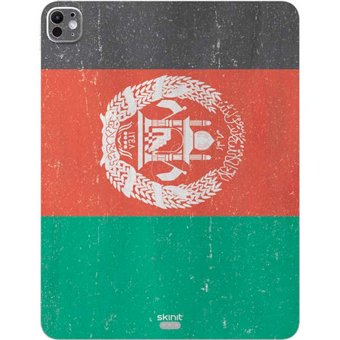 Afghanistan Flag Distressed iPad Pro 13in M4 (2024) Skin