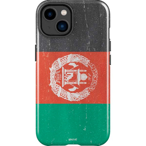 Afghanistan Flag Distressed iPhone 15 Impact Case