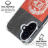 Afghanistan Flag Distressed iPhone 16 Plus Clear Case