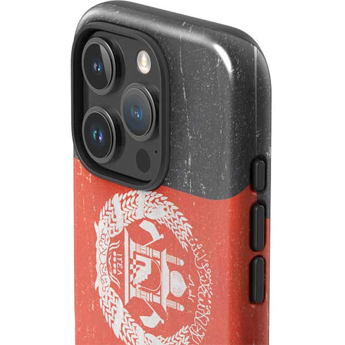 Afghanistan Flag Distressed iPhone 16 Pro Impact Case