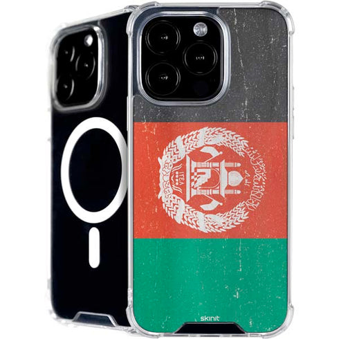 Afghanistan Flag Distressed iPhone 16 Pro Max MagSafe Case