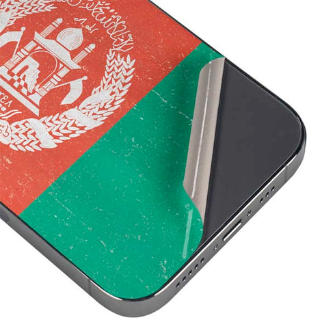 Afghanistan Flag Distressed iPhone 16 Pro Max Skin