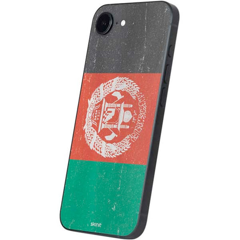 Afghanistan Flag Distressed iPhone 16e Skin