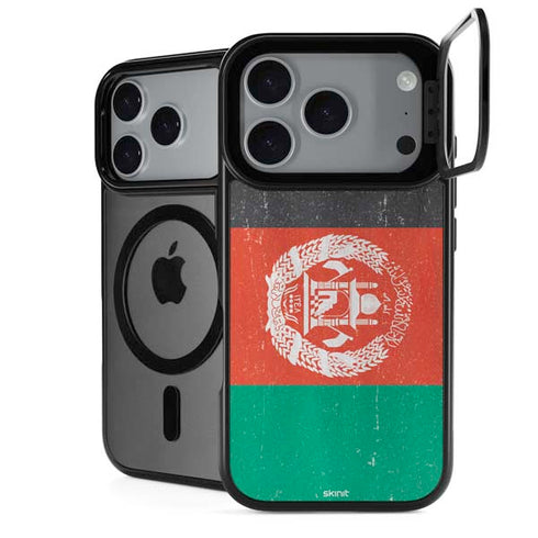 Afghanistan Flag Distressed iPhone 18 Pro Max Kickstand Case