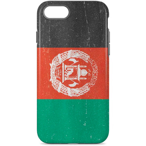 Afghanistan Flag Distressed iPhone Cases