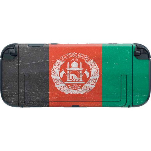 Afghanistan Flag Distressed Nintendo Switch 2 (2025) with Joy-Con Skin