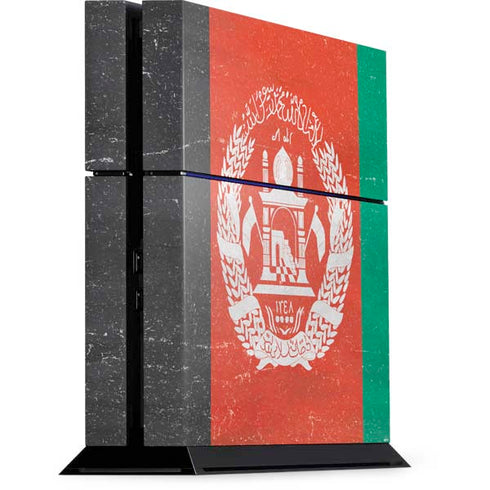 Afghanistan Flag Distressed PlayStation PS4 Skins