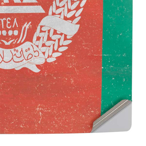 Afghanistan Flag Distressed PS5 Pro Console Skin