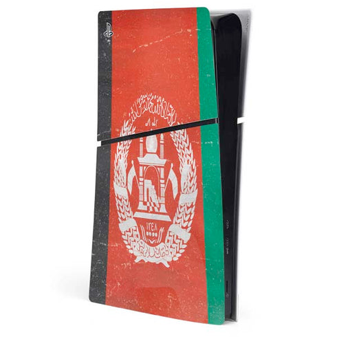 Afghanistan Flag Distressed PlayStation PS5 Skins
