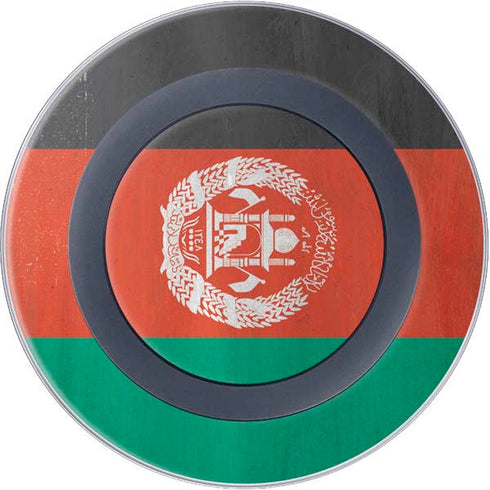 Afghanistan Flag Distressed Wireless Charger Skin