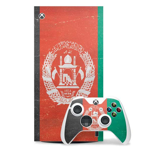 Afghanistan Flag Distressed Xbox Series X Skins