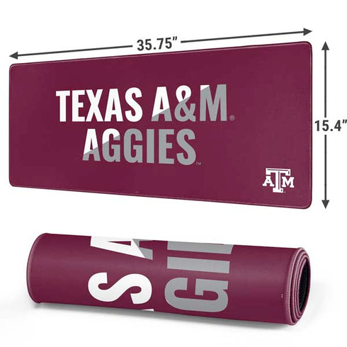 Texas A&M University Aggies Gaming Mouse Pad