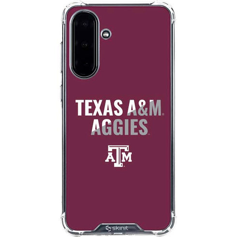 Texas A&M University Aggies Galaxy A36 5G Clear Case