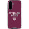 Texas A&M University Aggies Galaxy A36 5G Clear Case
