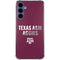 Texas A&M University Aggies Galaxy A55 5G Clear Case