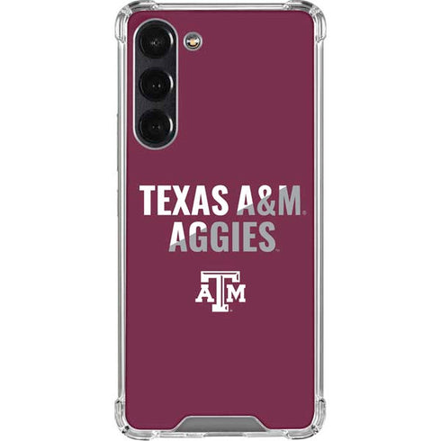 Texas A&M University Aggies Galaxy S24 FE Clear Case