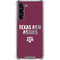 Texas A&M University Aggies Galaxy S24 FE Clear Case