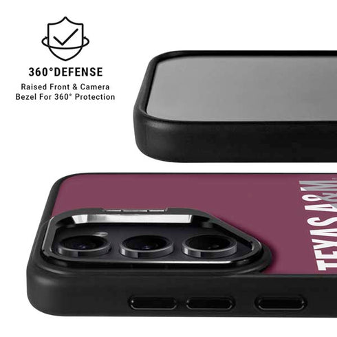 Texas A&M University Aggies Galaxy S25 Kickstand Case