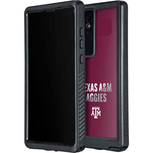 Texas A&M University Aggies Galaxy S24 Ultra Waterproof Case