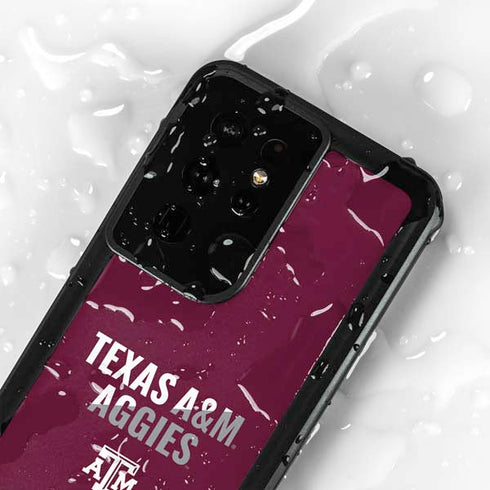 Texas A&M University Aggies Galaxy S24 Ultra Waterproof Case