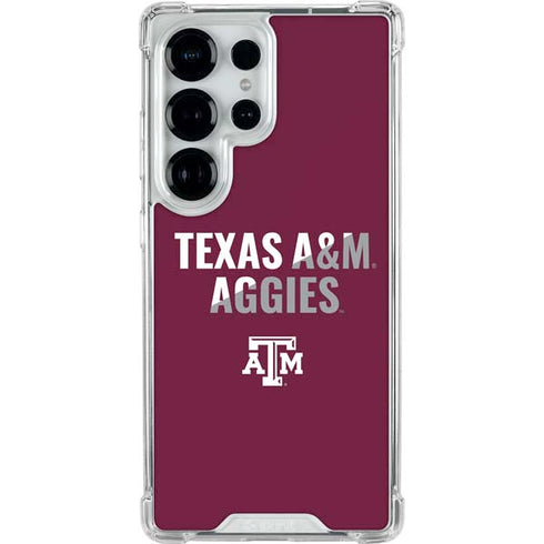 Texas A&M University Aggies Galaxy S26 Ultra Clear Case