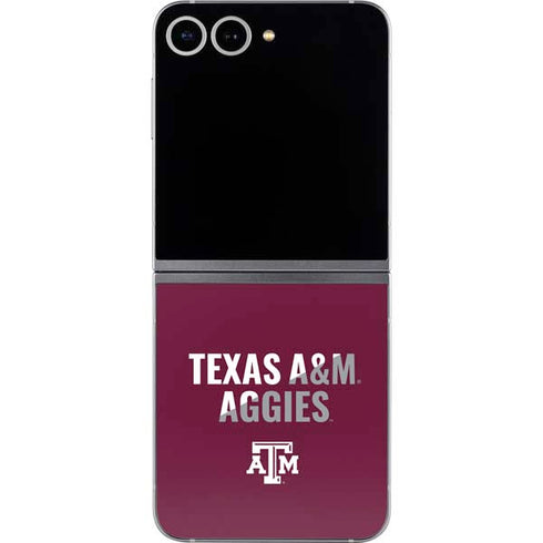 Texas A&M University Aggies Galaxy Z Flip6 Skin