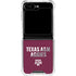 Texas A&M University Aggies Galaxy Z Flip6 Clear Case