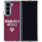 Texas A&M University Aggies Galaxy Z Fold5 5G Clear Case